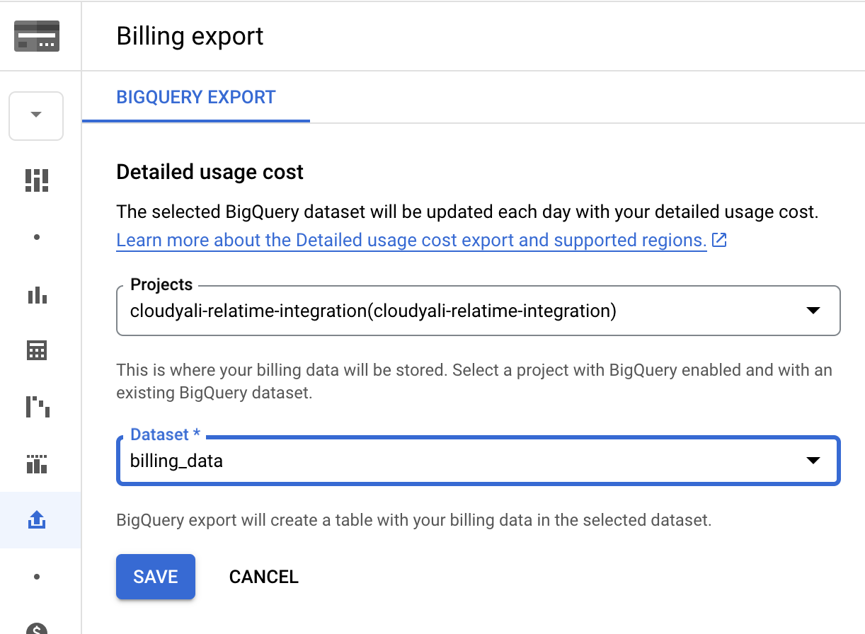 Bigquery Billing Export